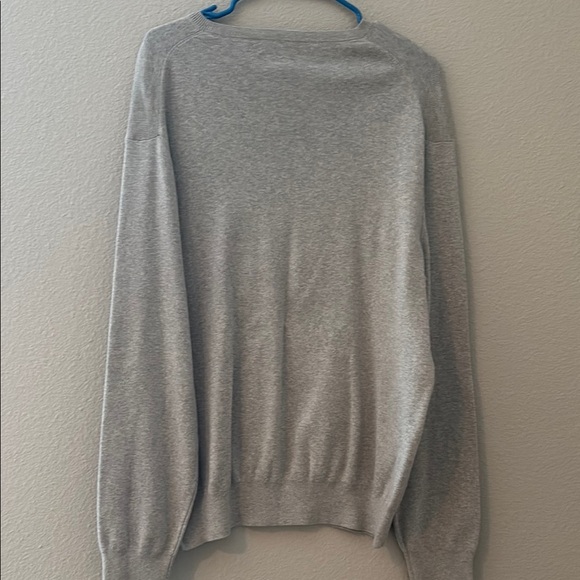 Polo by Ralph Lauren Gray V-Neck Sweater - Picture 4 of 4